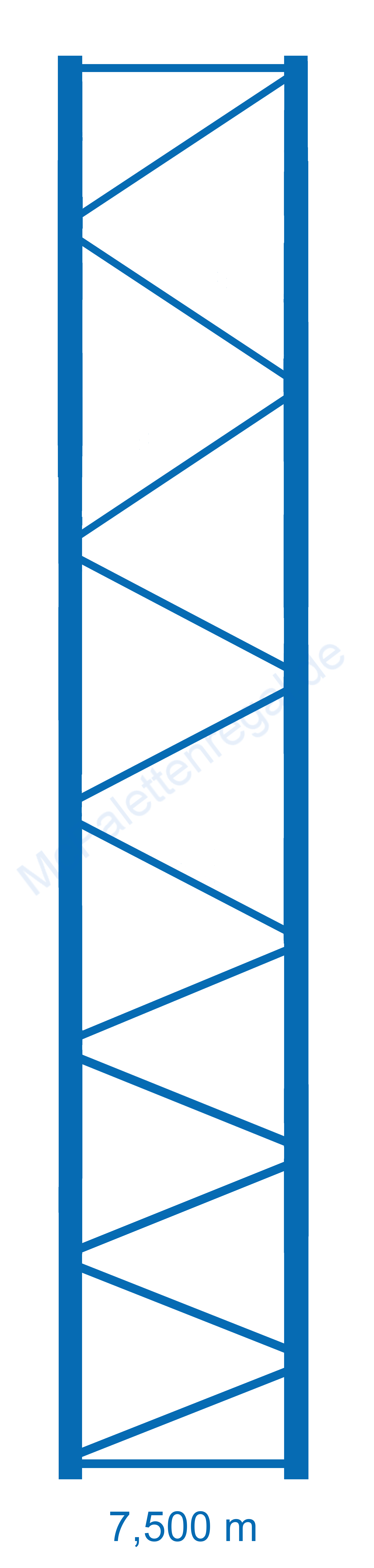 Rahmen 7,5 m (H)