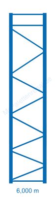 Zusatz-Endrahmen 6 m (H)