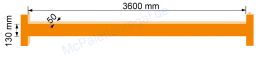 Zusatz-Traverse 3,6 m / 130